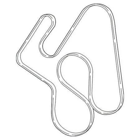 Genuine OE Mopar Serpentine Belt - 5281668AA Fits select: 2018-2019,2021 JEEP WRANGLER UNLIMITED