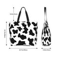 thumbnail image 5 of Japuie Milk Cow Print Shoulder Bag,Top Handle Shoulder Purses and Handbags,Tote Shoulder Bag for Women,Ideal for Shopping, Work, and School, 5 of 7