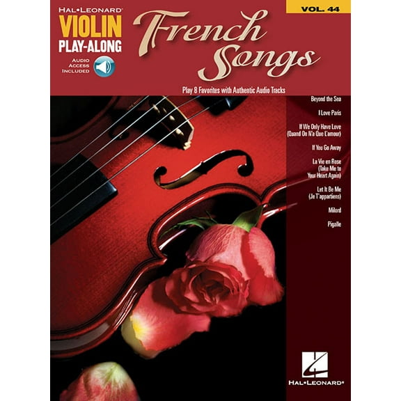 French Songs - Violin Play-Along Volume 44 (Book/Online Audio), (Paperback)
