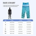 thumbnail image 4 of Logiee Crystal Clear Ocean Waves Print Pajama Pants for Men,Men’s Pajama Bottoms,Mens PJ Pants with Pockets & Button Fly-Medium, 4 of 6