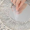 thumbnail image 4 of 2 uds Miroir Mural Miroir Franges En Macram Boho Avec Pendentif En De Perles De Bois Miroir Rond D'art Mural Pour Couloir De Chambre Coucher, 4 of 4