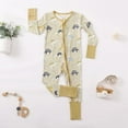 thumbnail image 3 of RomperinBox Bamboo Baby Pajamas ,Soft Zipper Long-Sleeved Baby Bodysuits Sleepwear for Newborns & Infants 0-24 Months,2 Pack Unisex Toddler Pajamas, 3 of 6