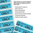 thumbnail image 6 of Rectal Use Only Stickers - Funny Gag Gifts for Adults - Pranks for Adults 200/Roll 1.5" x .375" Make Your Friends Laugh - Stupid Funny Prank Stuff and Practical Jokes Blue, 6 of 7