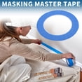thumbnail image 2 of Cinta de pintor Unique Bargains, fácil de quitar, cinta de enmascarar Master Tape 140U azul, 0.06 pulgadas x 52.5 yardas, 2 of 6