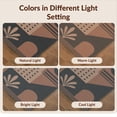 thumbnail image 7 of Design&I 8'x10' Washable Area Rug Black Terracotta Geometric Art Modern Abstract with Bold Shapes for Living Room, Family Extra Large Skid-Resistant Low Profile, 7 of 7
