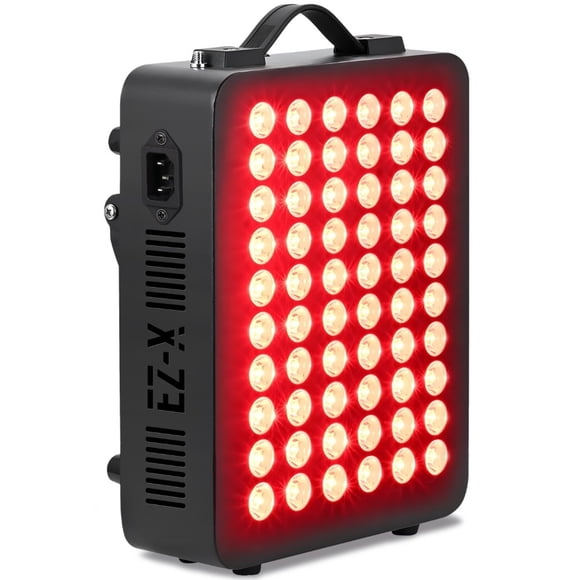 EZ-X Premium Red Light Panel - High Performance Red & Infrared Light Therapy - Extra Power 300W - 660nm 850nm - Dual Chips LEDs - Full body with Adjustable Stand