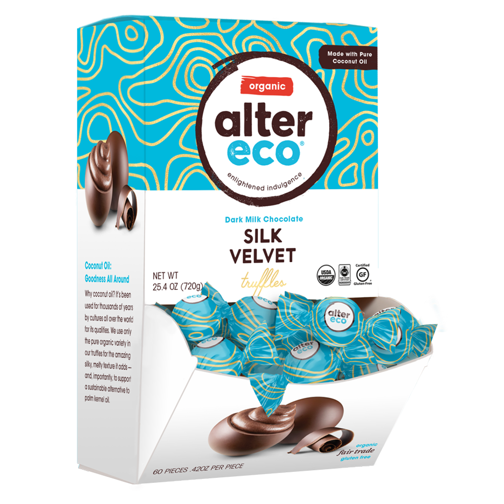 Alter Eco Silk Velvet Organic Chocolate Truffles, 60ct