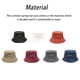 thumbnail image 4 of Sonducket Sombrero de protección solar de playa de verano Sombreros al aire libre Accesorio de gorra plegable Sombreros Blanco Sonducket AP011262-03, 4 of 6