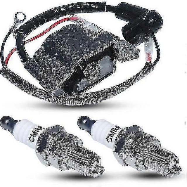 Ignition Coil Spark Plug Kit For Honda Gx35 Gx35nt Hht35s Umk435 Lawn Mower Replace Part 30500-z0z-0