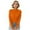 Orange, variant on Womens Long Sleeve Turtleneck Sweaters Pullover Loose Blue Sweater for Women Soft Woman Sweater