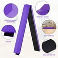thumbnail image 3 of BalanceFrom 8-Foot Folding Foam Balance Beam, PU-Covered High-Density, Purple, 3 of 9