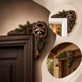 thumbnail image 5 of Diceymbol Chipmunk Tree Hollow Door Topper Woodland Animal Door Frame Decoration, Raccoon 2D Wooden Corner Sign for Doorway Rustic Cabin Home Decor, 5 of 5