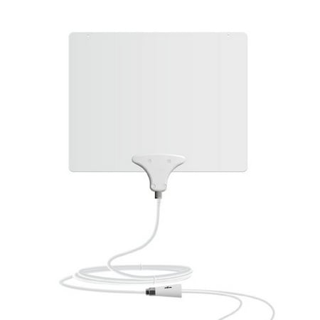 Mohu Leaf 50 TV Antenna, Indoor, Amplified, 50 Mile Range, Original Paper-thin, Reversible, Paintable, 4K-Ready HDTV, 16 Foot Detachable Cable, Premium Materials for Performance, USA Made,