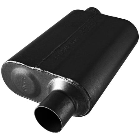 - Flowmaster 842548 Super 44 Series Muffler- 2.50 Offset In / 2.50 Offset Out - Aggressive Sound