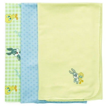 Baby Looney Tunes 3-Pack Receiving Blankets