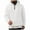 White, variant on Atogsazn Men's Oversized Hoodies Casual Fleece 1/4 Zip Up Long Sleeve Hooded Sweatshirt Relaxed Fit Sweatshirt Navy M Fashion