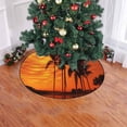 thumbnail image 2 of FMSHPON Palm Tree at Sunset Xmas Christmas Tree Skirt Stand Mat for Holiday Party Decoration Indoor Outdoor 48 inches, 2 of 3