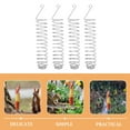 thumbnail image 3 of unbranded 4Ud Alimentador Para Pájaros Y Ardillas De Metal Con Resistente, 3 of 8