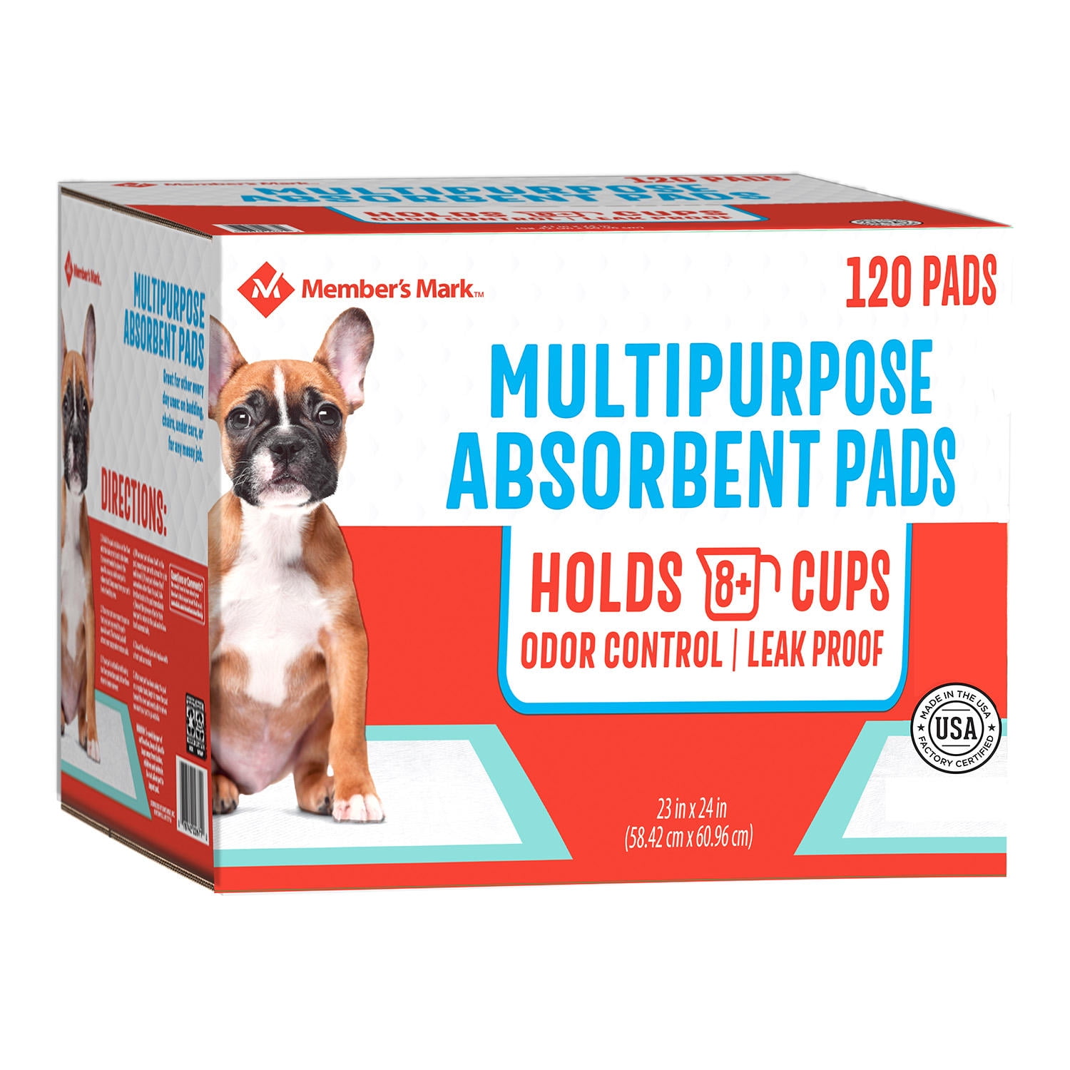 Pet Training Pads, 23" x 24" (120 ct.)