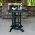 thumbnail image 6 of Highwood's 36" Round 3-pc Lehigh Dining Set - Counter Height, Outdoor, Eco-friendly, Synthetic Wood, 6 of 8