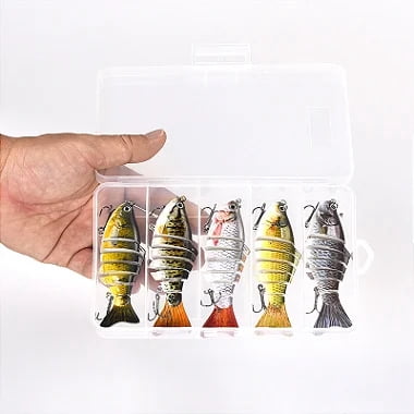 5PC artificial baits fishing lure Lifelike Swimming Action for all fish