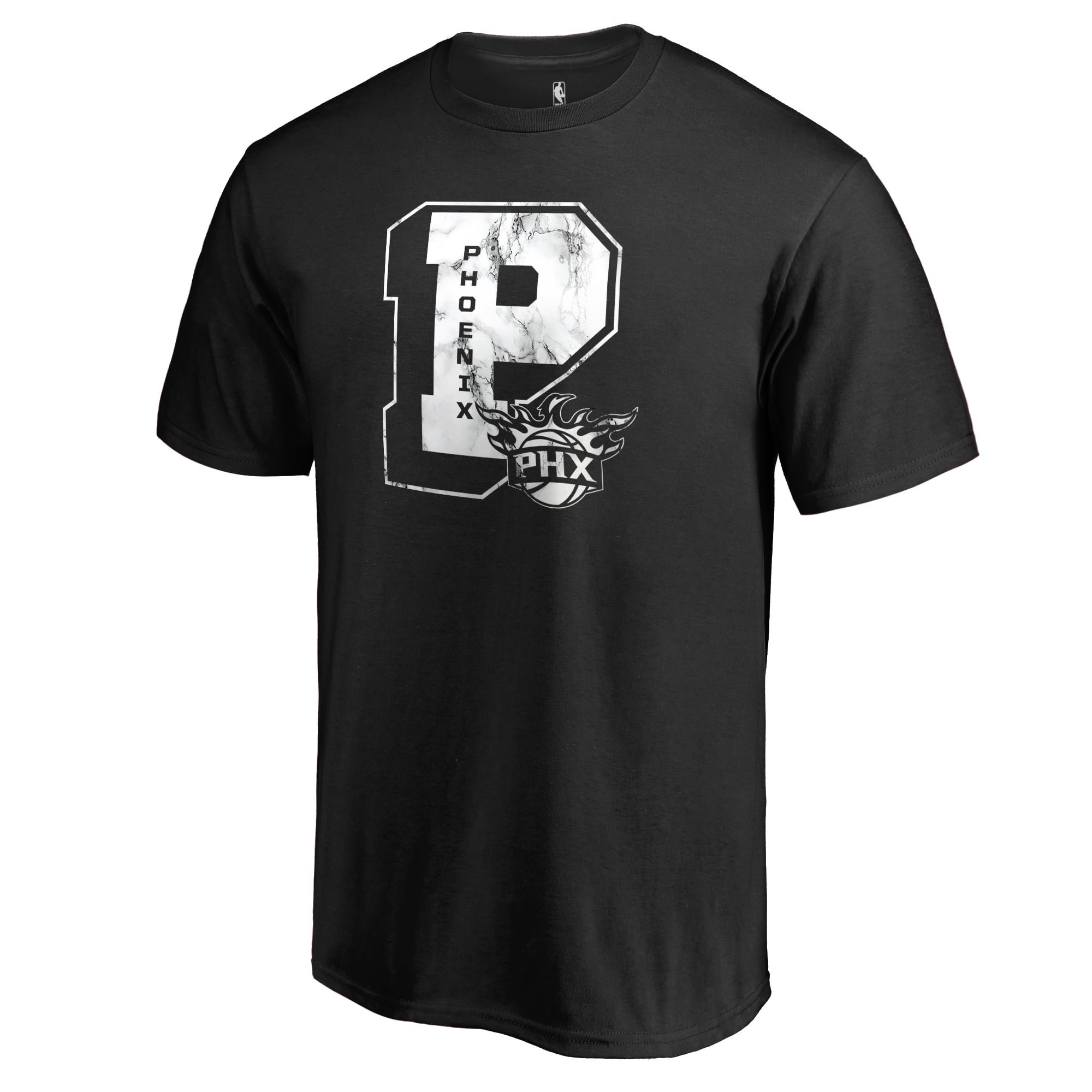Men's Black Phoenix Suns Letterman T-Shirt