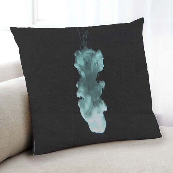 Ahgly Company Abstract Smoke Indoor Throw Pillow, 18 inch by 18 inch