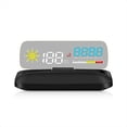 thumbnail image 2 of wiiyii Car HUD C5, Head-Up Display, OBDII & GPS Scanner, Vehicle Speed, Fuel Consumption, Clear Fault Code, Compatible with All Cars, 2 of 4