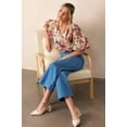 thumbnail image 4 of Jeans Allimy, casual, cintura alta, pernera ancha y corta, para mujer, 4 of 6