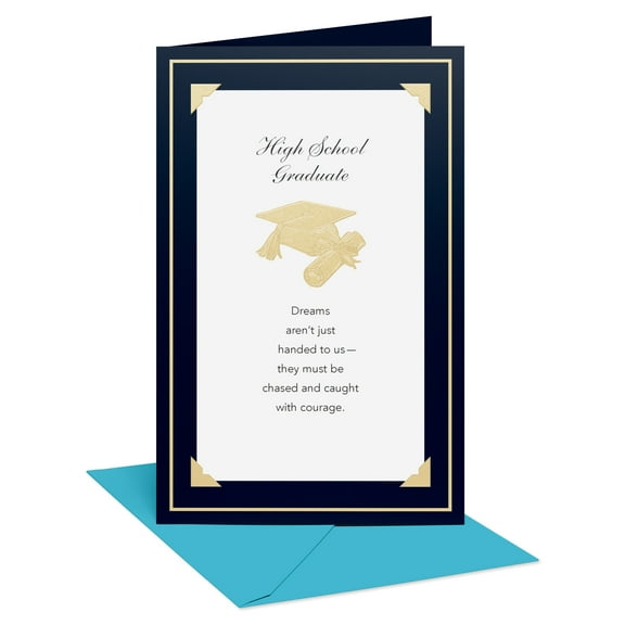 American Greetings Graduation Card for High School Graduate (Chased Dreams)