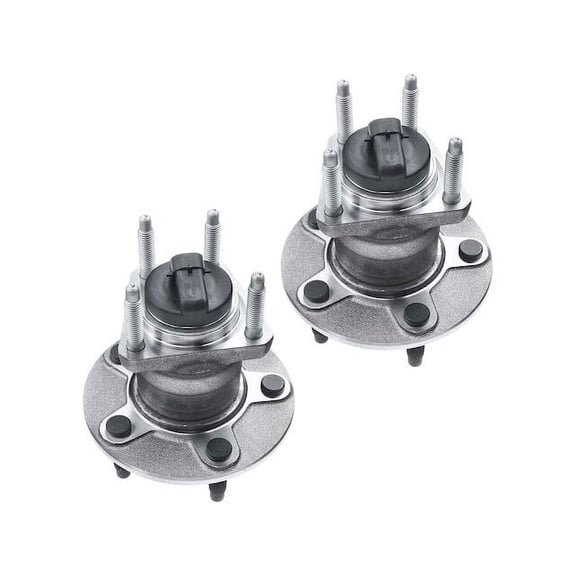 Rear Wheel Hub Assembly Set 2 - Compatible with 2007 - 2009 Saturn Aura 2008