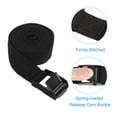 thumbnail image 3 of 96x1" Tie Down Straps Up to 550lbs, Adjustable Lashing Cinch Strap with Cam Buckle for Luggage Packing, Black 4Pcs, 3 of 5