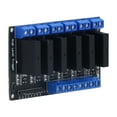 thumbnail image 4 of Módulo De Relé De Estado Sólido Sólido, Equipo Eléctrico De Control De CC Con Disparador De Alto Voltaje De 6 Canales Con Fusible 5V 12V 24V 3-24V, 4 of 7