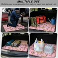 thumbnail image 3 of Bulopur Camo Car Trunk Mat 29" x 39", Hunting Pink Camo All Weather Trunk Protection Cargo Liner, Non-Slip Waterproof Washable Rear Trunk Liner for Sedan SUV Truck, 3 of 7