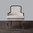 thumbnail image 4 of Baxton Studio Napoleon Fauteuil d'Appoint Traditionnel Français, Cendre, 4 of 9