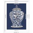 thumbnail image 5 of Art.com Blue and White Porcelain Vase I Art Print by Vision Studio, White Frame Wall Art, 32" x 40", 5 of 5