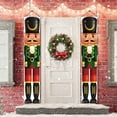thumbnail image 3 of Nutcracker Christmas Decorations - Outdoor Christmas Decoration Nutcracker Banners - Life Size Christmas Nutcracker Soldier Banners for The Home Wall Fireplace Front Porch Garage Door 72 X 12 Inch, 3 of 8