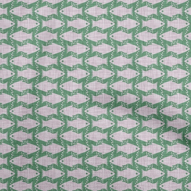 oneOone Velvet Green Fabric Block Fabric For Sewing Printed Craft Fabric By The Yard 58 Inch Wide-PM