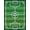 Green White Black, Pattern 2, variant on Design&I 8'x10' Washable Area Rug Soccer Football Field Stripes Stadium Markings Ground Motif Door for Dining Room, Large Office, Lounge, Snag-Free