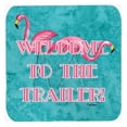 thumbnail image 1 of Carolines Treasures 8757FC Welcome To The Trailer Foam Coasters- Set Of 4, 1 of 1