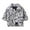 White, variant on TOOYOU Boys Jacket Kids Letter Print Denim Jacket Classic Coats Jeans Tops Children Casual Teen Outfit Loose Outerwear Size 2 Y-3 Y Black