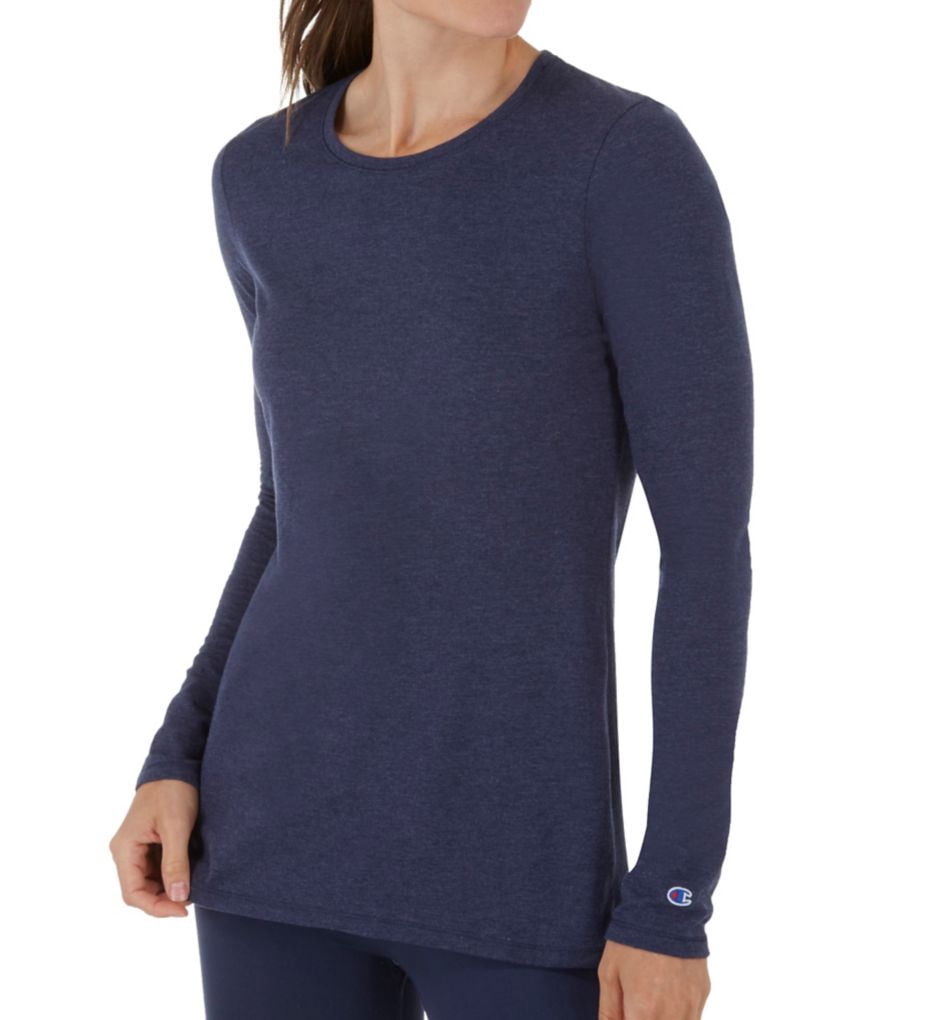 Long Sleeve Cotton Blend Tee 