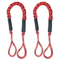 thumbnail image 1 of 2Pcs 3.5-5.5ft Bungee Dock Line Mooring Stretch Rope Quick Docking for Boat (Red), 1 of 7