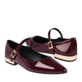 thumbnail image 1 of ZAPATOS CASUALES STYLO MUJER 9653 CHAROL VINO, 1 of 3