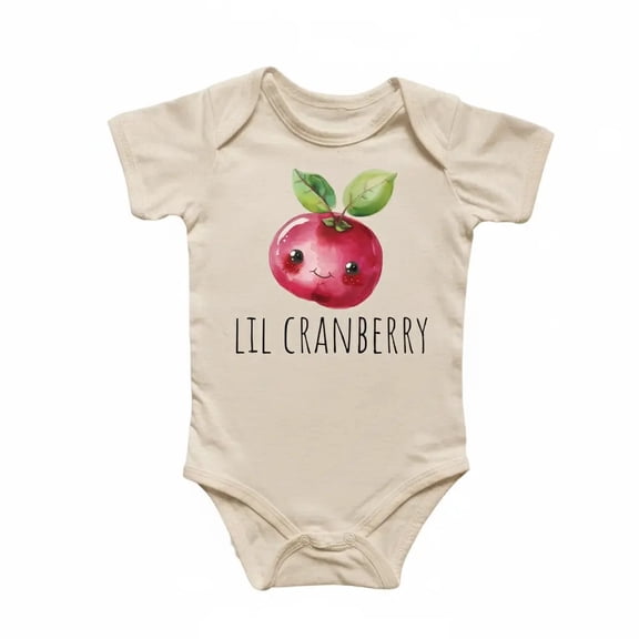Cranberry Fruit Newborn Baby Bodysuit