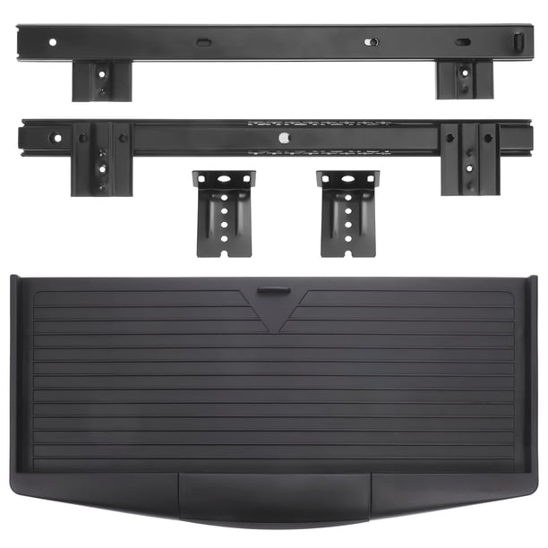 Placa de almacenamiento debajo del escritorio, cajón oculto, bandeja para teclado, soporte para placa de teclado de oficina