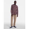 thumbnail image 2 of George Men's and Big Men's Double Pocket Flannel Shirt, Sizes XS-3XLT, 2 of 5