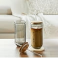 thumbnail image 3 of Better Homes and Gardens Smoke Ribbed Sipper 2PK, 3 of 4