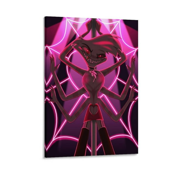 Hazbin Hotel Angel Dust Poster Poster Decorative Painting Canvas Wall Art Living Room Posters Bedroom Painting 12x18inch(30x45cm)