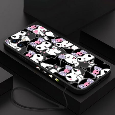 Sanrio Kuromi Hello Kitty Cinnamoroll Phone Case For iPhone 14 13 12 11 Pro Mini X XR XS MAX SE20 8 7 Plus 6 6S Plus Cover